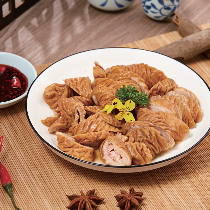 鹵肥腸頭